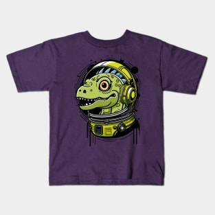 Astronaut Dinosaur Kids T-Shirt